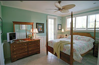 Interior view - bedroom in an attractive home in Bald Head Island