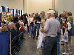 People crowd into the annual Lifestyles Expo at Myrtle Beach, SC.